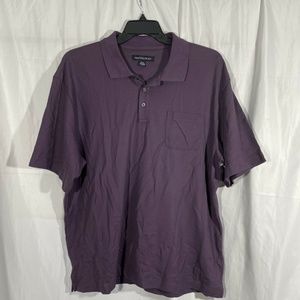 NEW Hathaway [ XXL ]‎ Short Sleeve 3 Button Polo Shirt With Pocket
